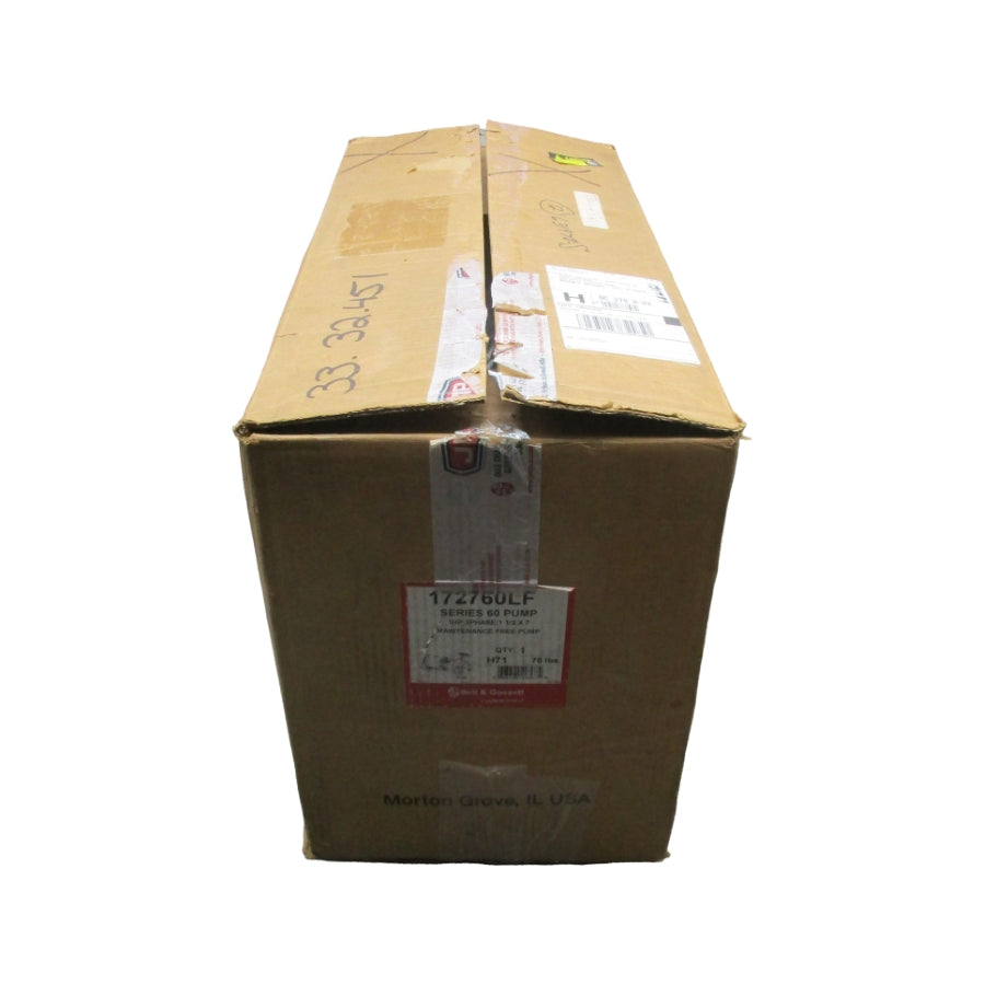 BELL&GOSSETT 172760LF 230/460-190/380V 3.4/1.7//3.2/1.6A 1.5X7 NSMP