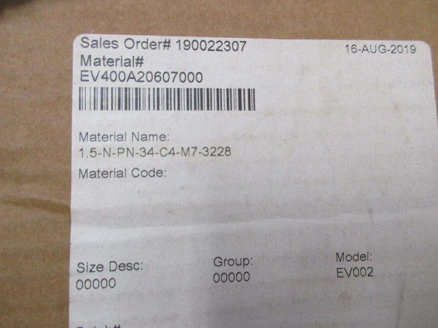 ITT 1.5-N-PN-34-C4-M7-3228 EV002 NSMP