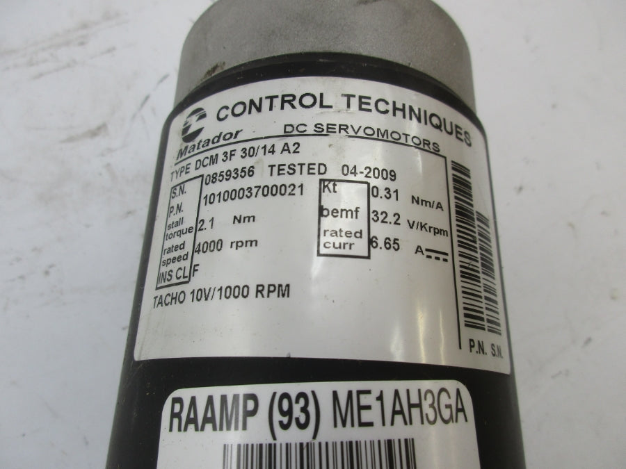 CONTROL TECHNIQUES DCM3F30/14A2 32.2V 6.65A REMAN