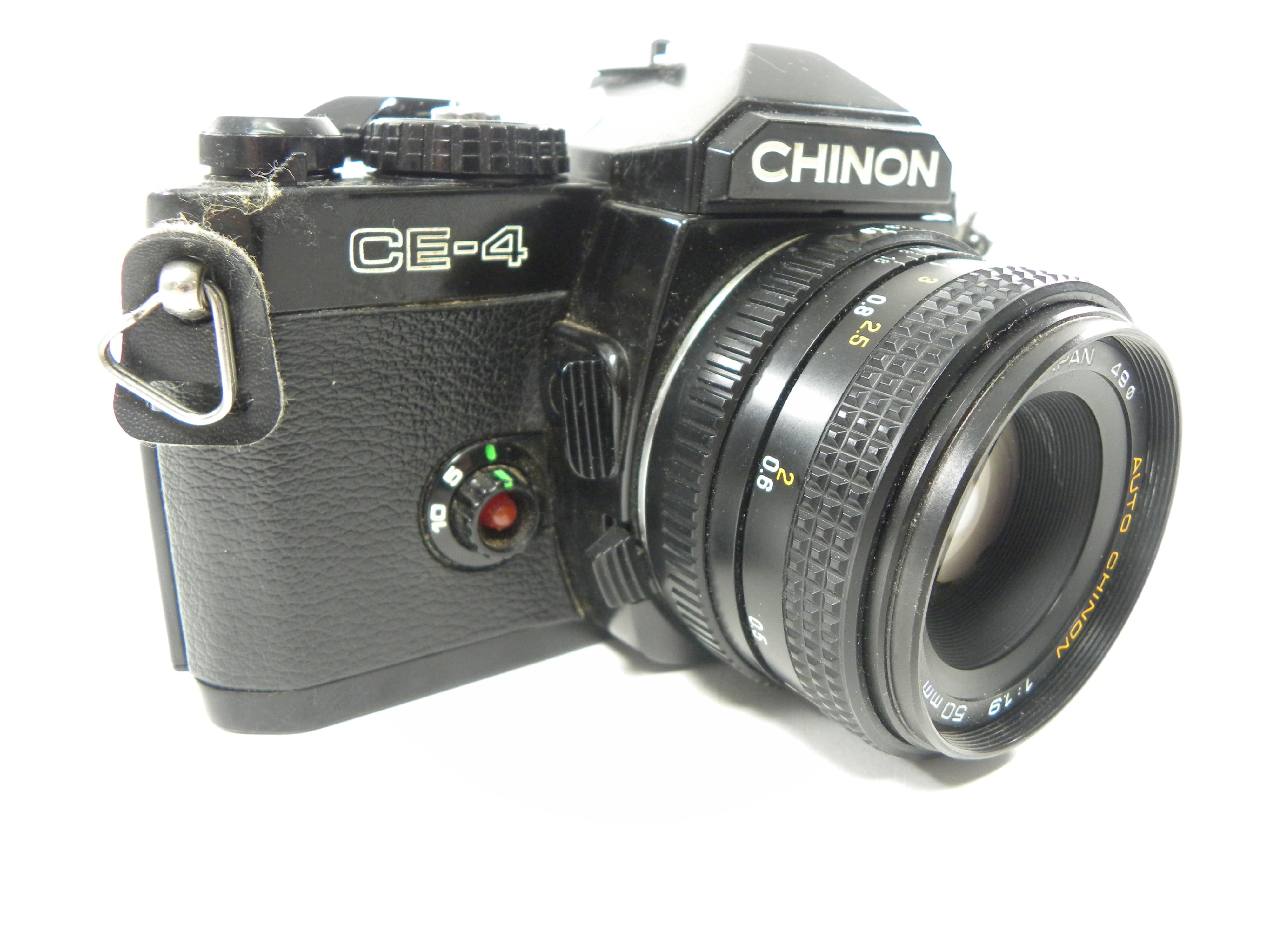 Chinon CE-4 35mm SLR w/Chinon Auto 50mm f1.9