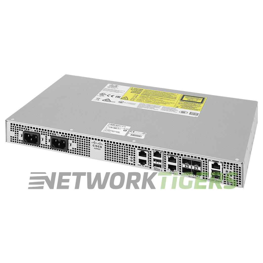 Cisco ASR-920-4SZ-A 2x 1GB RJ45 4x 10GB SFP+ AC Router Metro Access Version