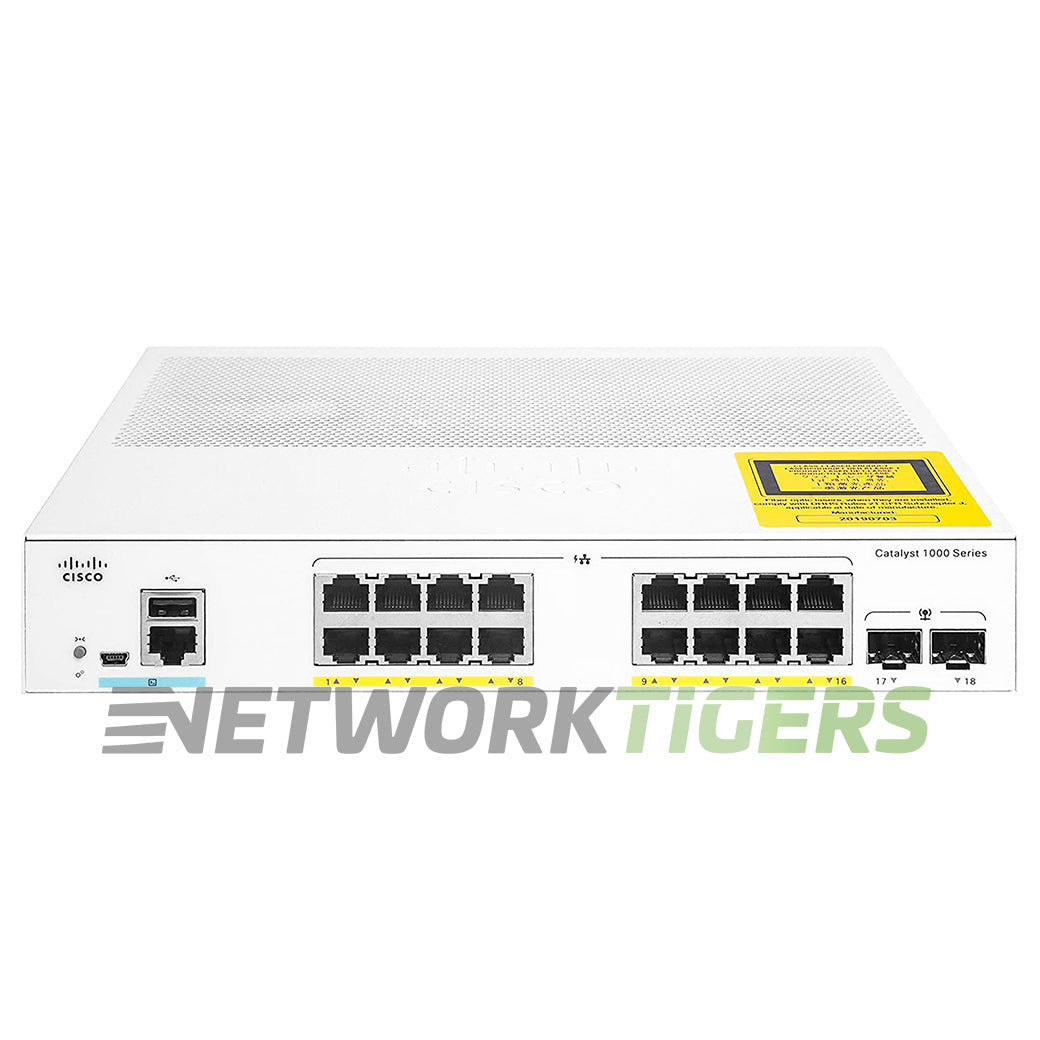 Cisco C1000-16T-E-2G-L Catalyst 1000 16x 1GB RJ45 2x 1GB SFP Switch