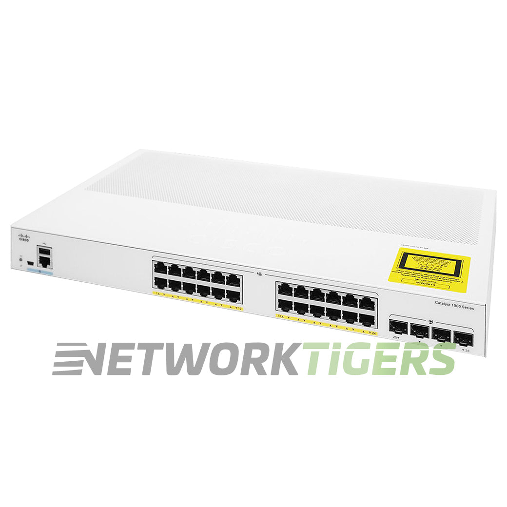 Cisco C1000-24P-4X-L Catalyst 1000 24x 1GB PoE+ RJ45 4x 10GB SFP+ Switch