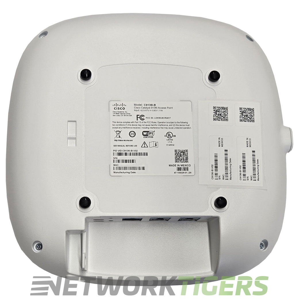 Cisco C9136I-B Catalyst 9100AX 802.11ax Wi-Fi 6E Internal Antenna Indoor WAP