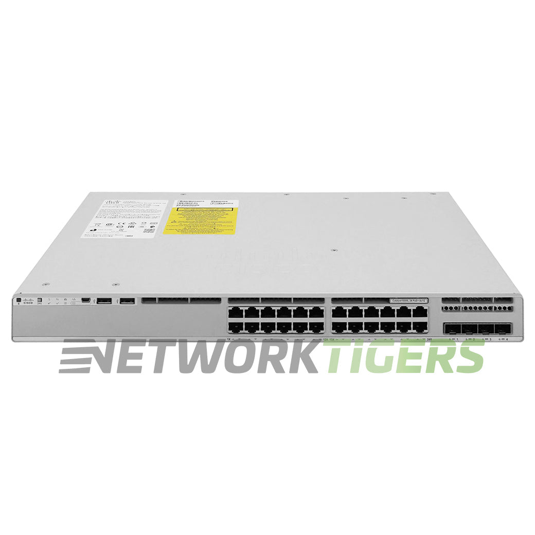 Cisco C9200-24PXG-E 16x 1GB PoE+ RJ45 8x MultiGB PoE+ RJ45 1x Mod Slot Switch
