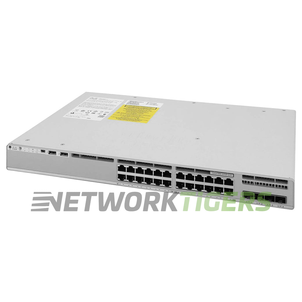 Cisco C9200L-24P-4G-E Catalyst 9200L 24x 1GB PoE+ RJ45 4x 1GB SFP Switch