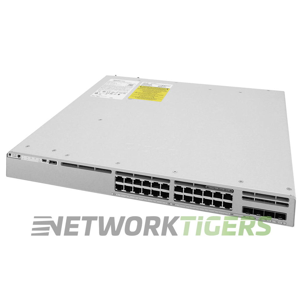 Cisco C9200L-24P-4X-A Catalyst 9200L 24x 1GB PoE+ RJ45 4x 10GB SFP+ Switch