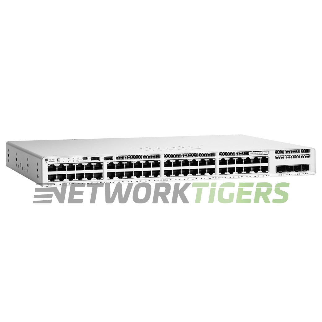 NEW Cisco C9200L-48P-4X-E 48x 1GB PoE+ RJ45 4x 10GB SFP+ Switch