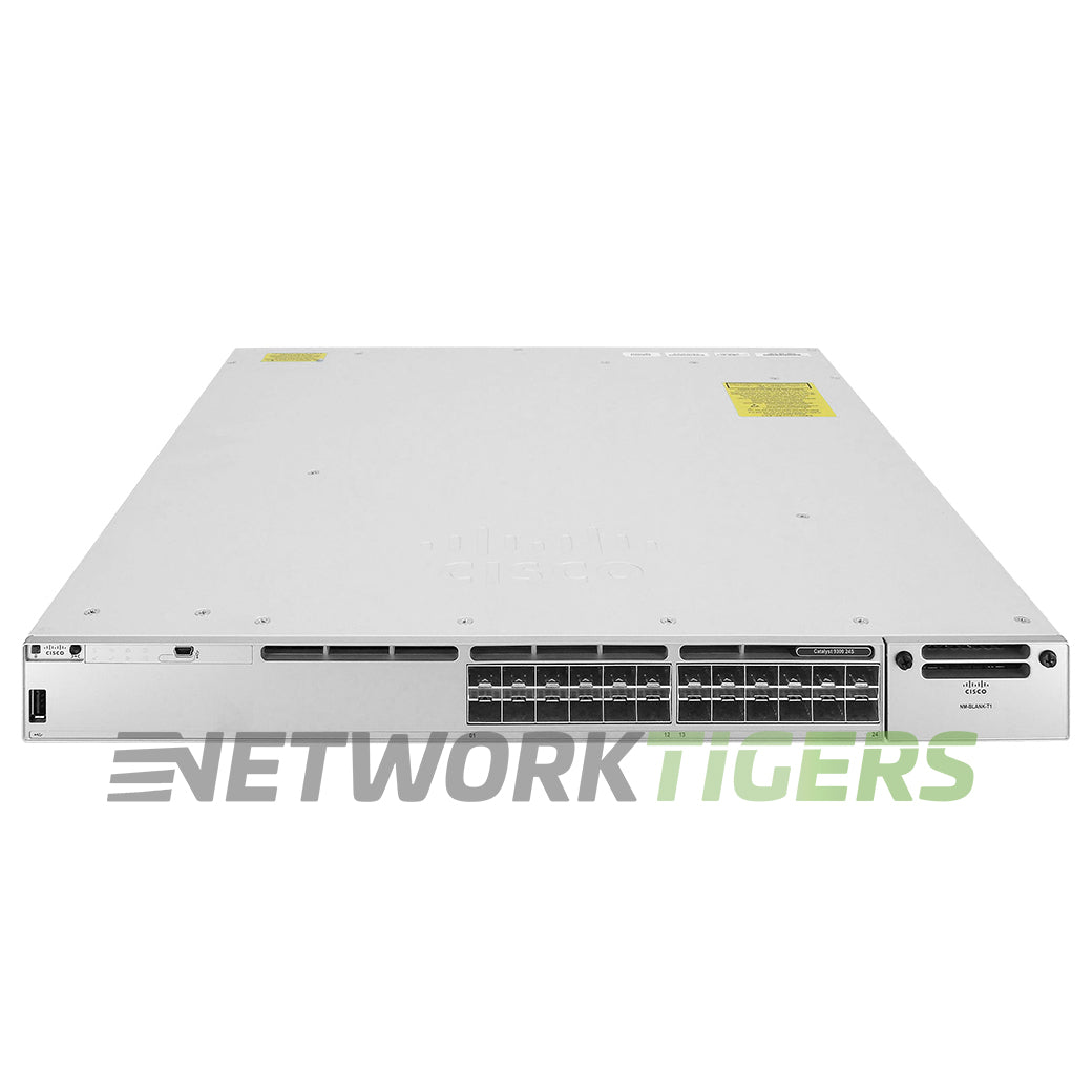 NEW Cisco C9300-24S-A Catalyst 9300 24x 1GB SFP 1x Expansion Module Slot Switch