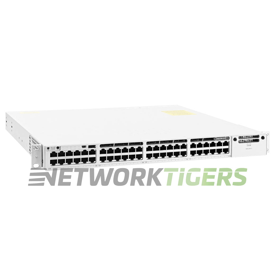 Cisco C9300-48P-E Catalyst 9300 48x 1GB PoE+ RJ45 1x Module Slot Switch