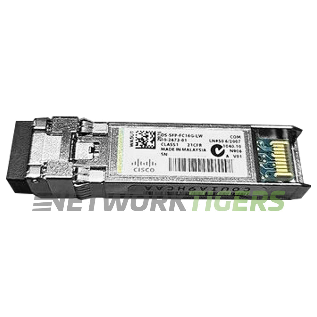 Cisco DS-SFP-FC16G-LW 16GB LW SMF LC Fibre Channel SFP+ Transceiver