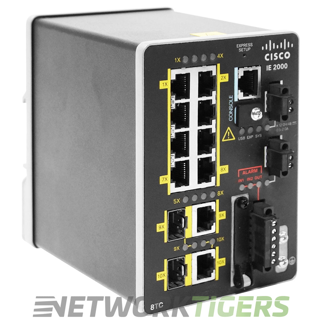 Cisco IE-2000-8TC-B IE 2000 Series 8x FE RJ45 2x FE Combo Switch