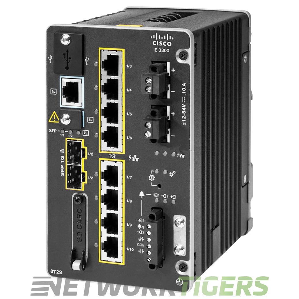 NEW Cisco IE-3300-8P2S-E IE3300 Rugged 8x 1GB PoE+ RJ45 2x 1GB SFP Switch