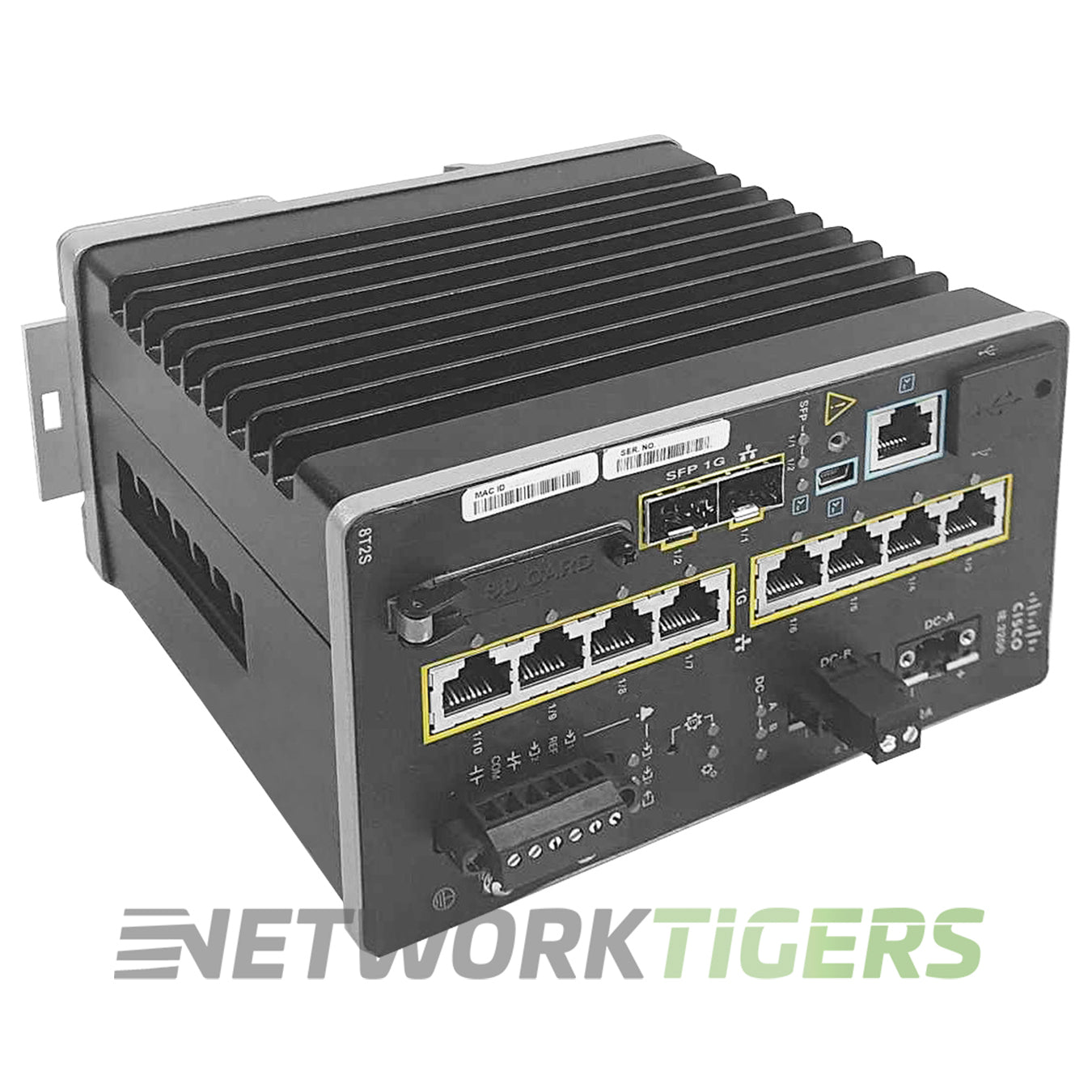 NEW Cisco IE-3400-8T2S-E Catalyst IE 3400 8x 1GB RJ45 2x 1GB SFP Switch