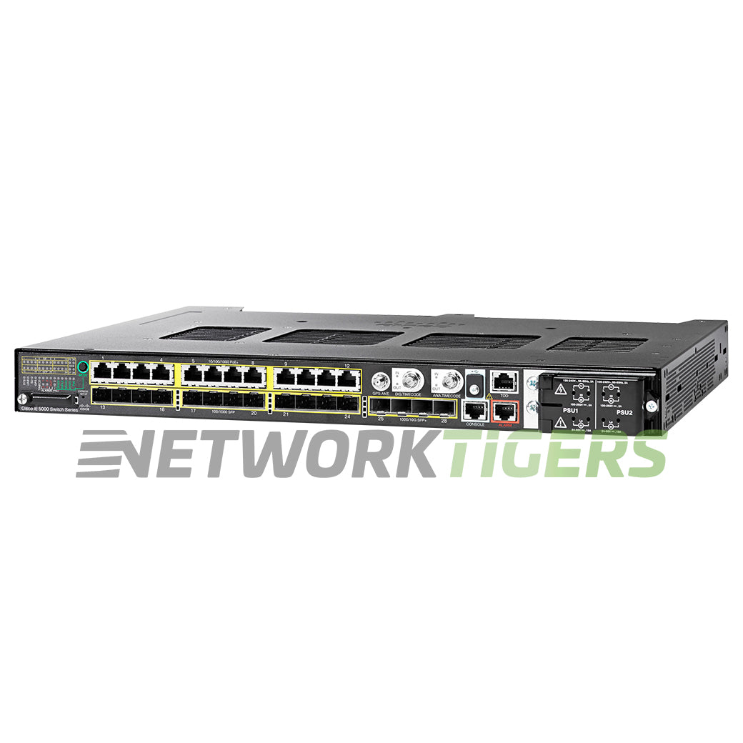 NEW Cisco IE-5000-12S12P-10G 12x 1GB RJ45 12x 1GB SFP 4x 10GB SFP+ Switch