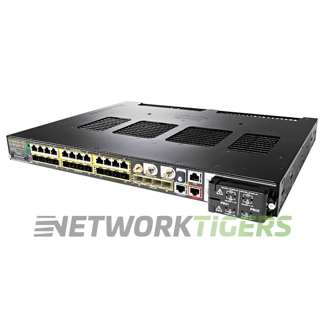 NEW Cisco IE-5000-16S12P 12x 1GB PoE RJ45 4x 1GB SFP 12x 1GB FC SFP Switch
