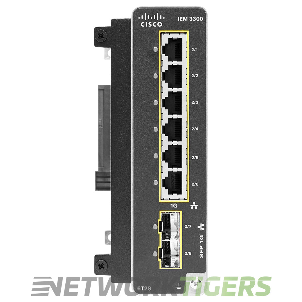 Cisco IEM-3300-6T2S Catalyst IE3300 Rugged 6x 1GB 2x 1GB SFP Switch Module