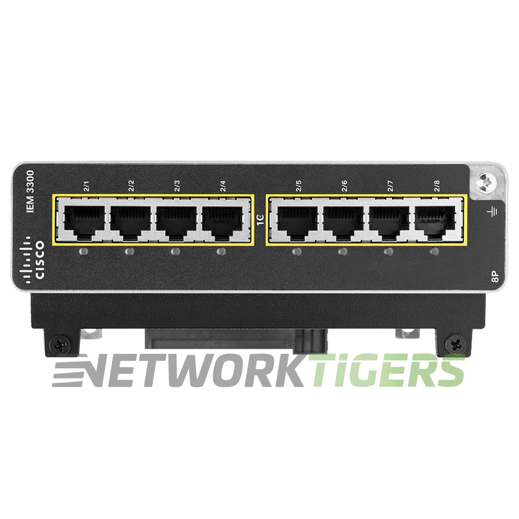 Cisco IEM-3300-16P Catalyst IE3300 Rugged 16x 1GB PoE+ RJ-45 Switch Module