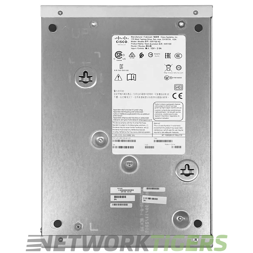 NEW Cisco ISR1100-4G ISR 1000 Series 4x 1 Gigabit RJ45 Router