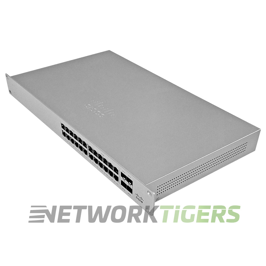NEW Cisco Meraki MS120-24P-HW 24x 1GB PoE+ RJ45 4x 1GB SFP Unclaimed Switch