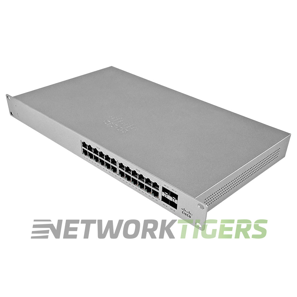NEW Cisco Meraki MS125-24-HW 24x 1GB RJ45 4x 10GB SFP+ Unclaimed Switch