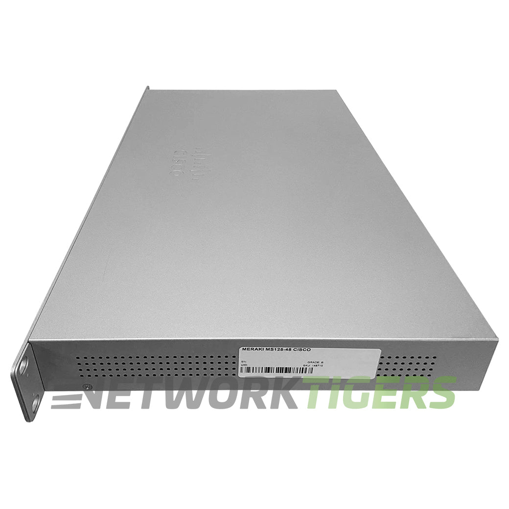 Cisco Meraki MS125-48-HW 48x 1GB RJ45 4x 10GB SFP+ Unclaimed Switch