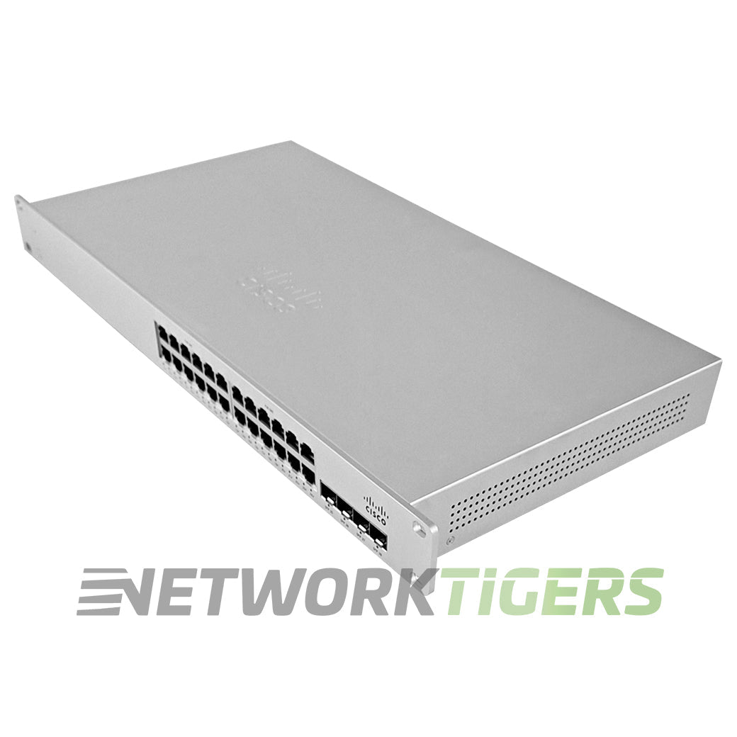 NEW Cisco Meraki MS210-24P-HW 24x 1GB PoE+ RJ45 4x 1GB SFP Unclaimed Switch