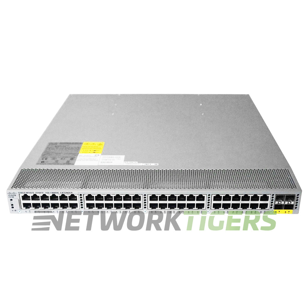 NEW Cisco N2K-C2248TF-E 48x 1GB RJ45 4x 10GB SFP+ F-B Air Fabric Extender