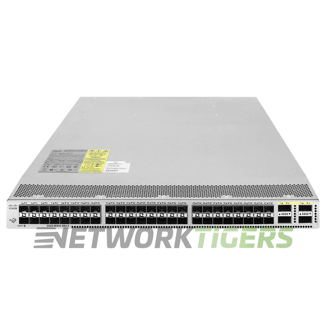NEW Cisco N3K-C3064PQ-10GX 48x 10GB SFP+ 4x 40GB QSFP+ Back-to-Front Air Switch