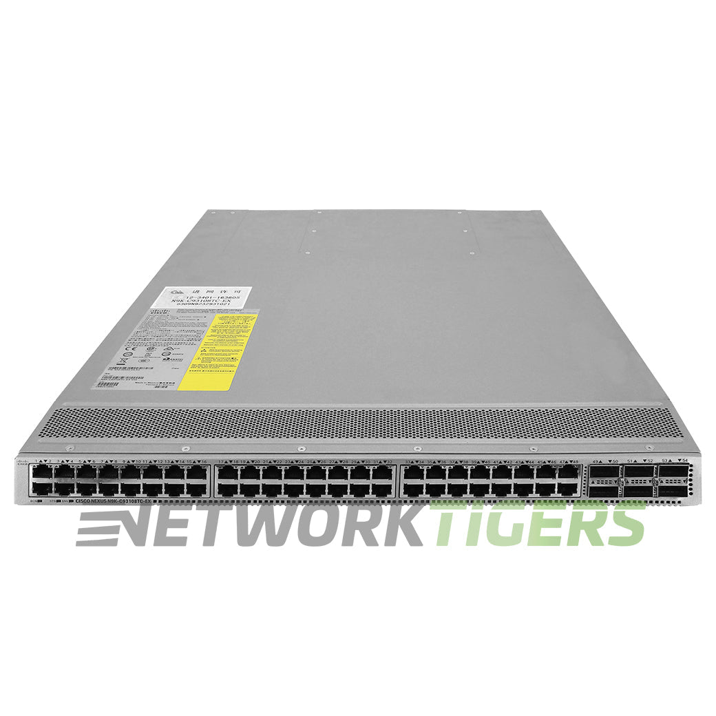 NEW Cisco N9K-C93108TC-EX 48x 10GB Copper 6x 100GB QSFP28 B-F Airflow Switch