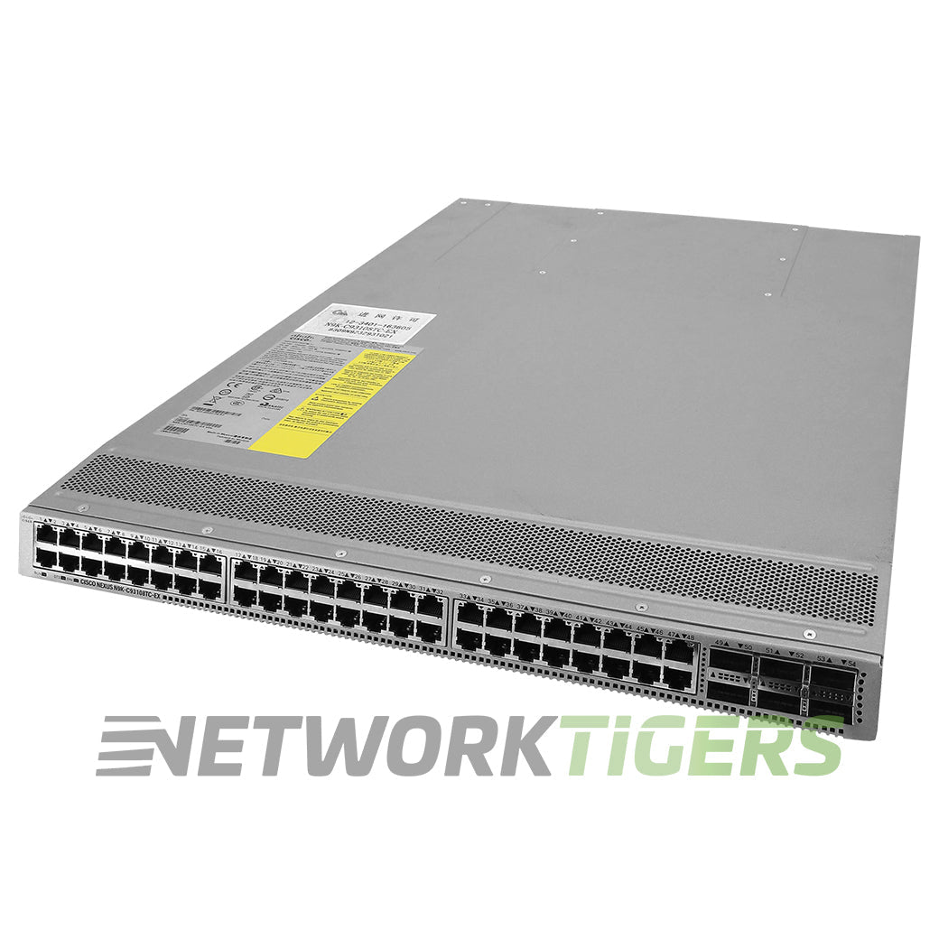 NEW Cisco N9K-C93108TC-EX 48x 10GB Copper 6x 100GB QSFP28 F-B Airflow Switch