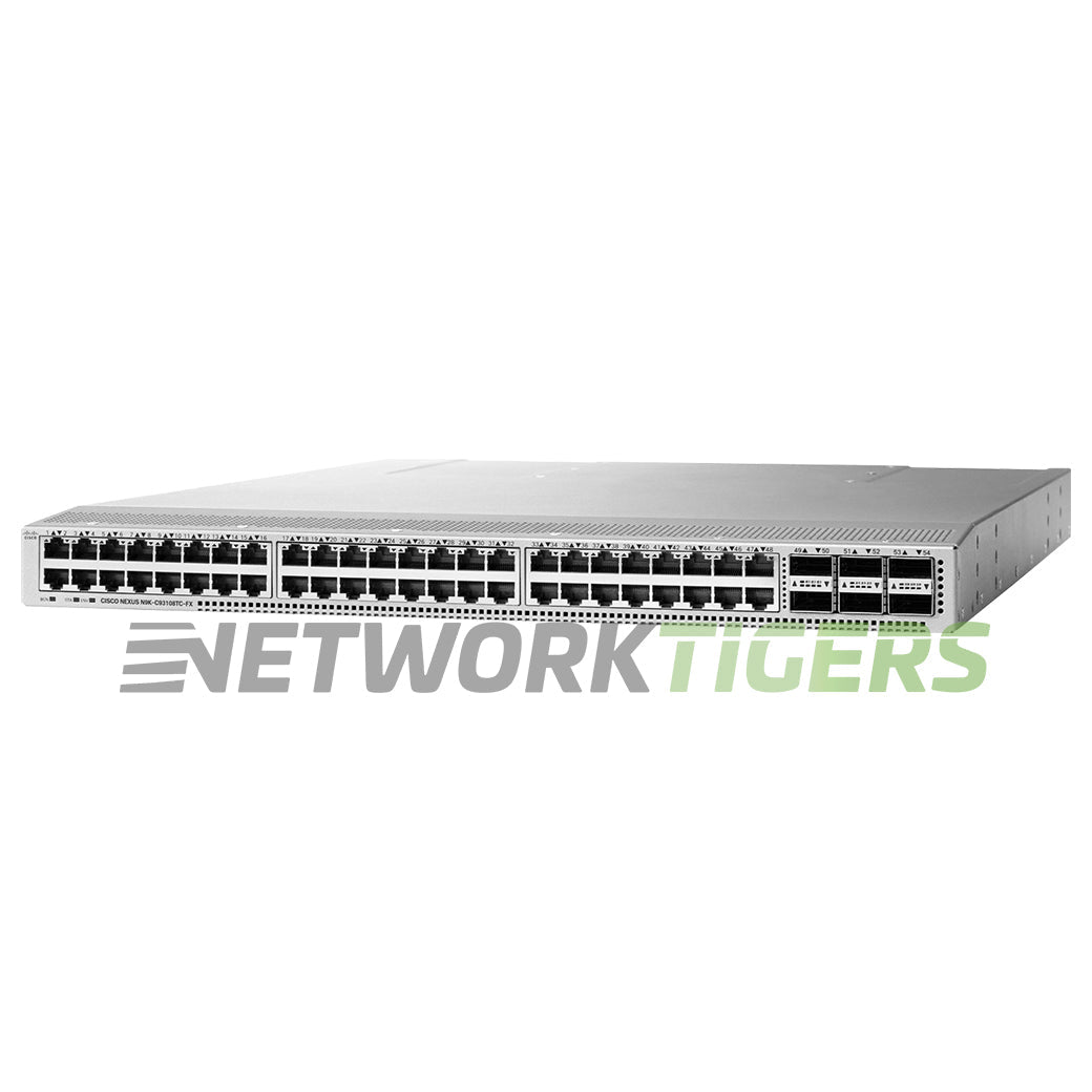NEW Cisco N9K-C93108TC-FX 48x 10GB Copper 6x 100GB QSFP28 MACsec F-B Air Switch