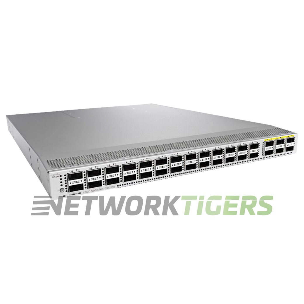 NEW Cisco N9K-C9332PQ Nexus 9300 32x 40GB QSFP+ Back-to-Front Airflow Switch