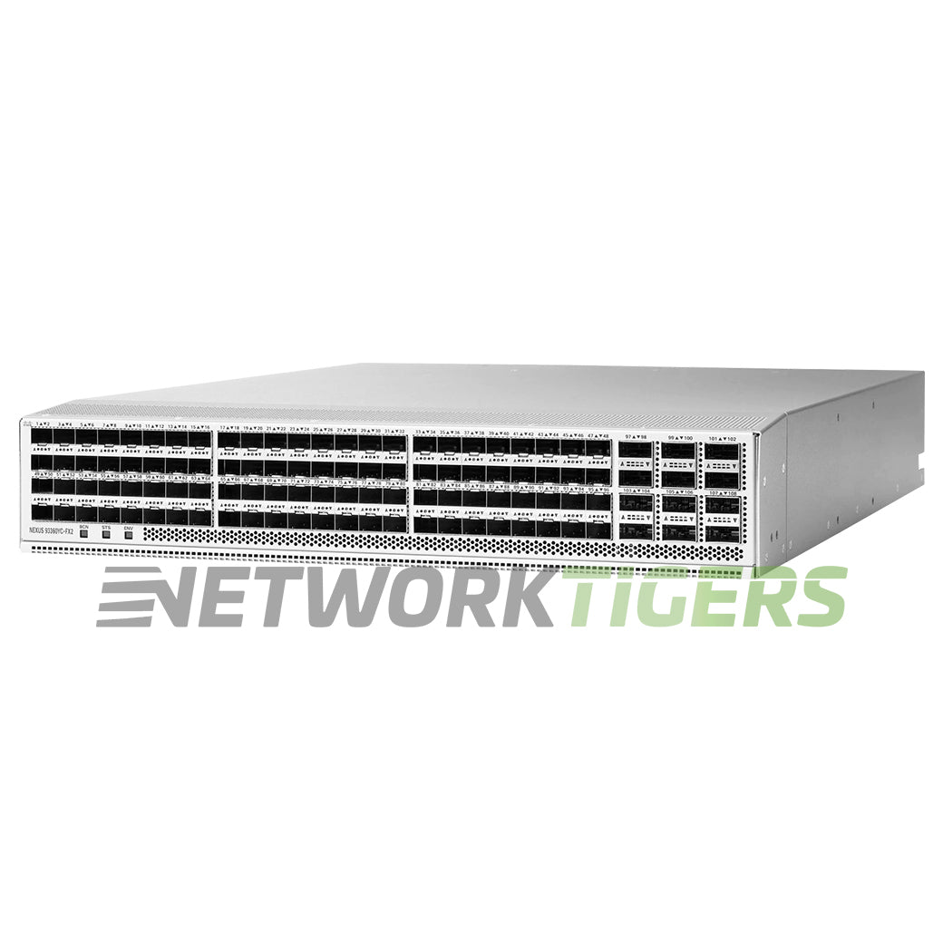 Cisco N9K-C93360YC-FX2 96x 25GB SFP28 12x 100GB QSFP28 F-B Airflow Switch