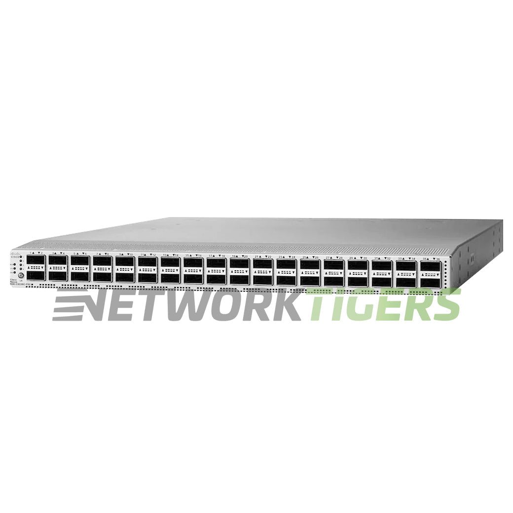 NEW Cisco N9K-C9336C-FX2 32x 100GB QSFP28 Front-to-Back Airflow Switch