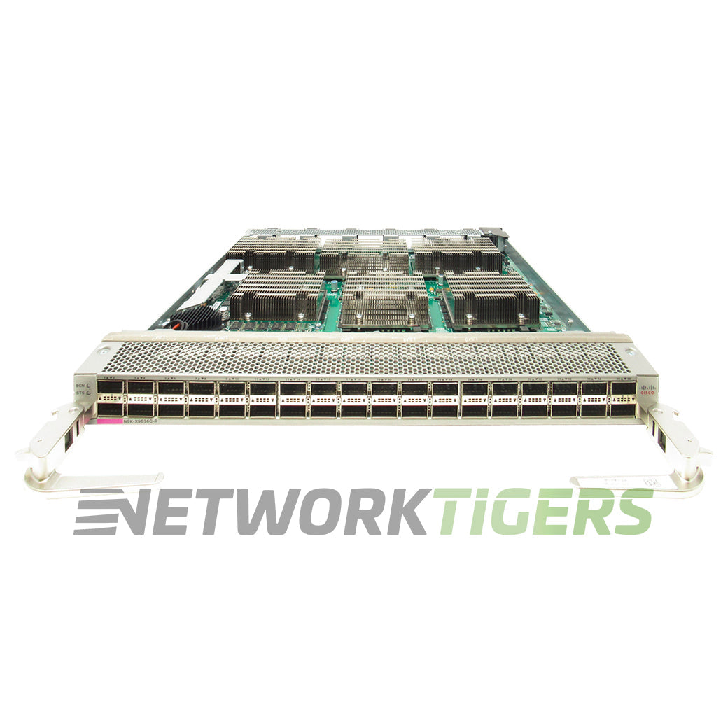 NEW Cisco N9K-X9636C-R Nexus 9500R Series 36x 100GB QSFP28 Switch Line Card