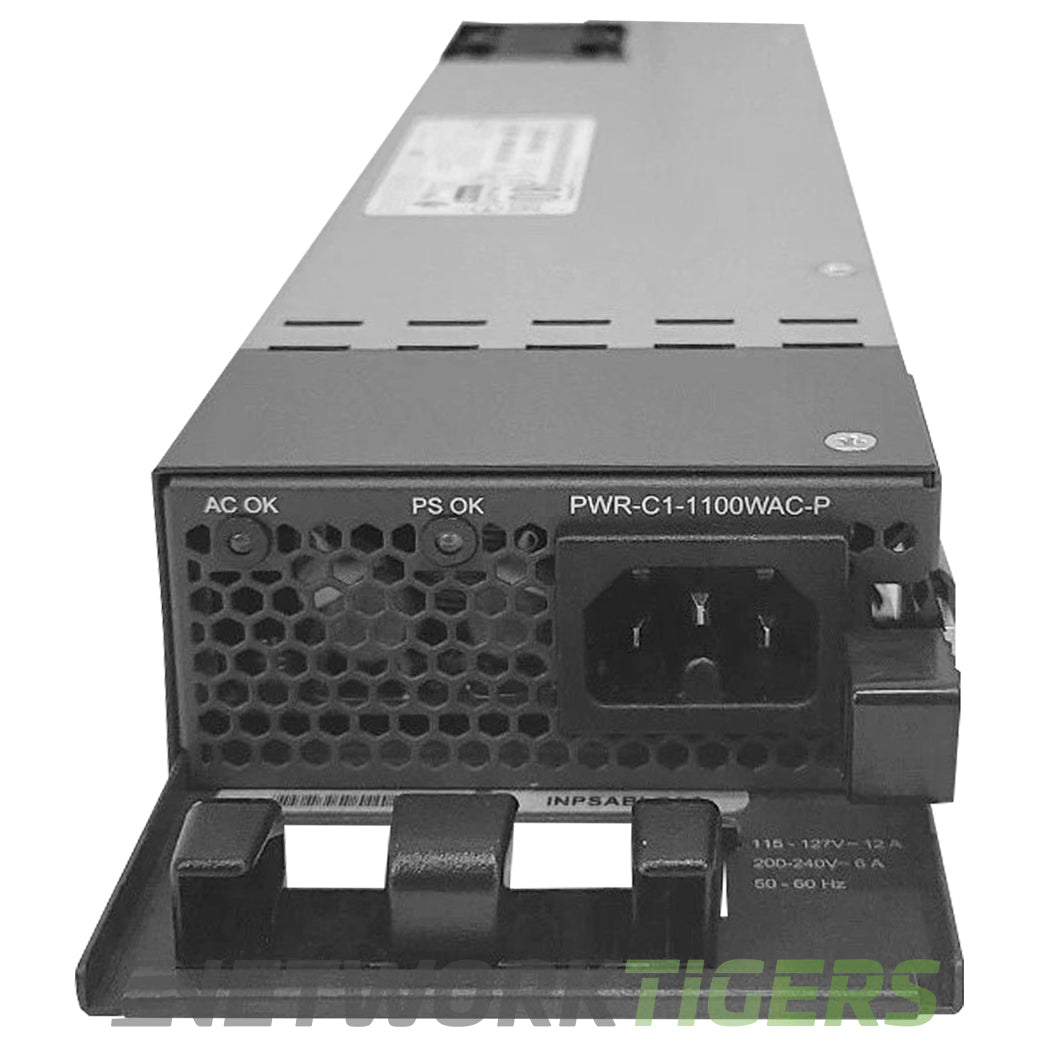 Cisco PWR-C1-1100WAC-P Catalyst 9300 1100W AC Platinum-Rated Switch Power Supply