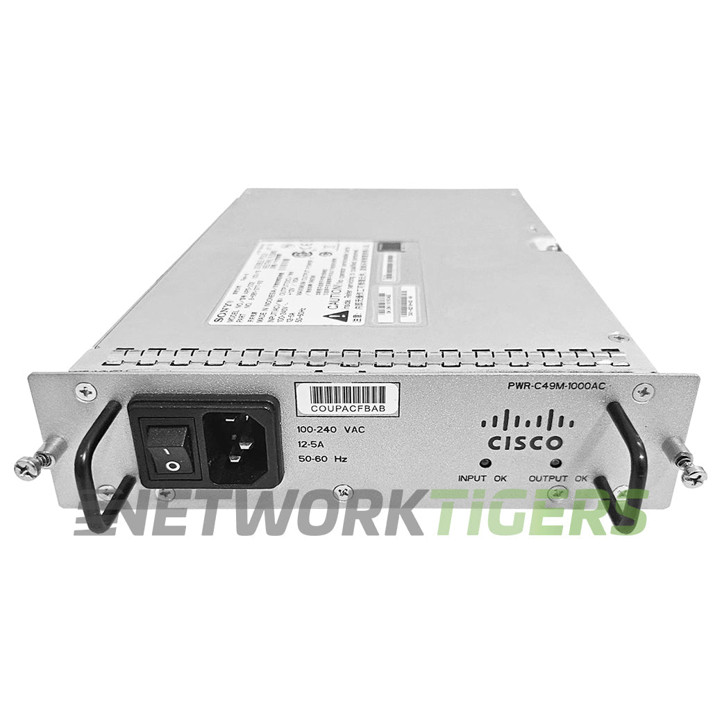 Cisco PWR-C49M-1000AC Catalyst 4900M Series 1000W AC Switch Power Supply