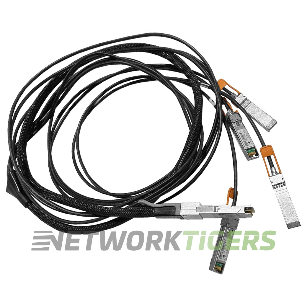 NEW Cisco QSFP-4SFP10G-CU3M 3m 1x 40GB QSFP+ to 4x 10GB SFP+ Breakout Cable