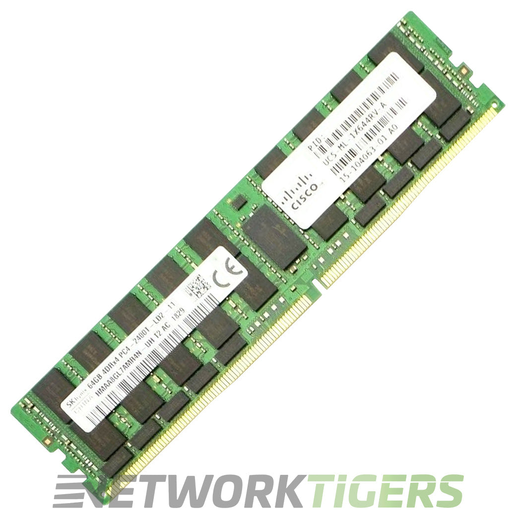 NEW Cisco UCS-ML-1X644RV-A 64GB DDR4-2400-MHz LRDIMM/PC4-19200/Quad Rank Memory
