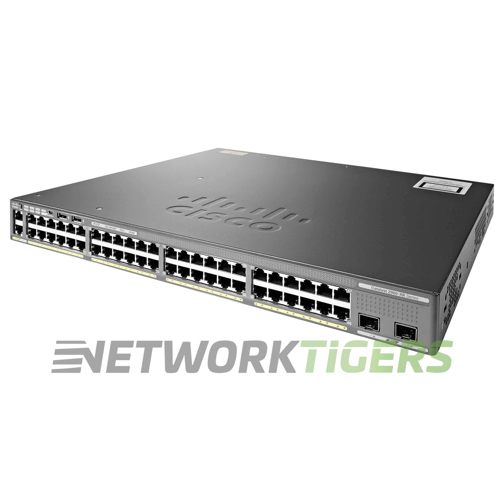 Cisco WS-C2960XR-48TD-I Catalyst 2960XR 48x 1GB RJ45 2x 10GB SFP+ Switch