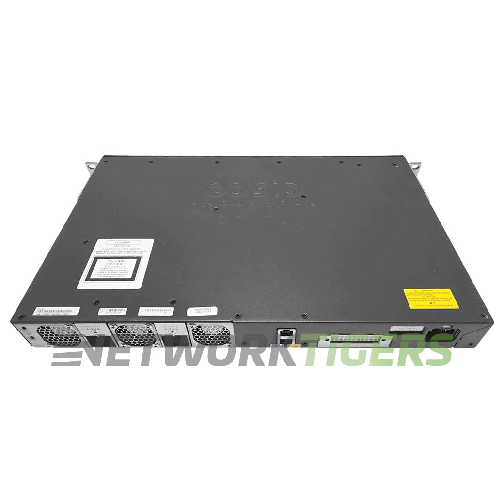 Cisco WS-C3650-48FQM-S 48x 1GB PoE+ RJ45 4x 10GB SFP+ Switch