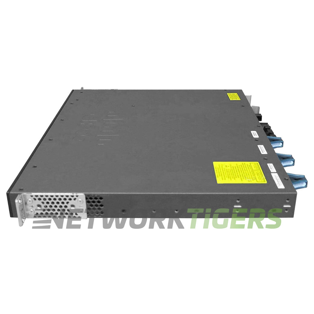 Cisco WS-C3650-48PS-S w/Dual 1025WAC 48x 1GB PoE+ RJ-45 4x 1GB SFP Switch