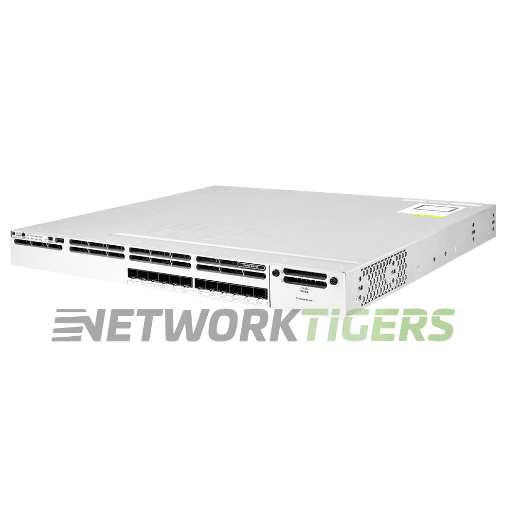 Cisco WS-C3850-12S-S Catalyst 3850 12x 1GB SFP 1x Expansion Mod Slot Switch