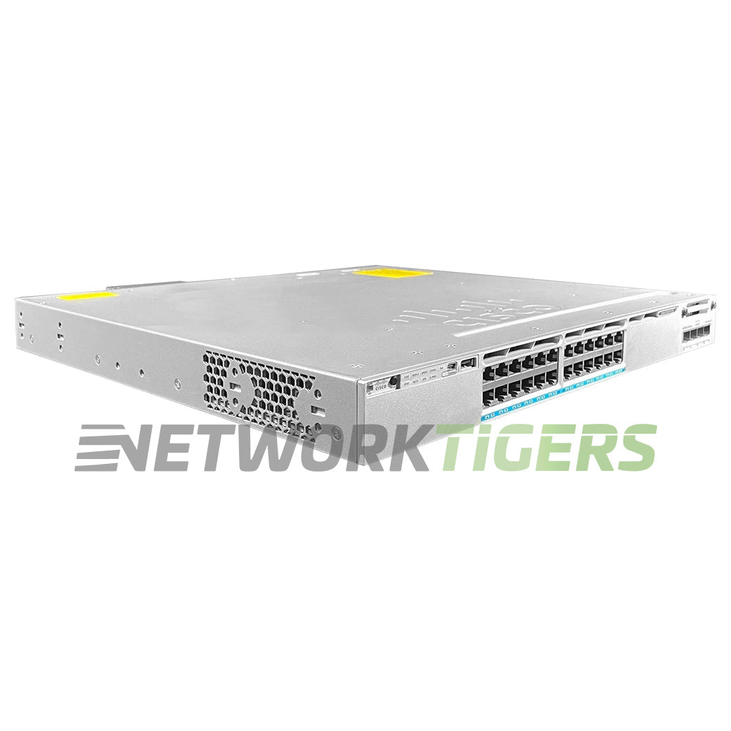 NEW Cisco WS-C3850-24U-E 24x 1GB UPoE RJ-45 1x Module Slot Switch
