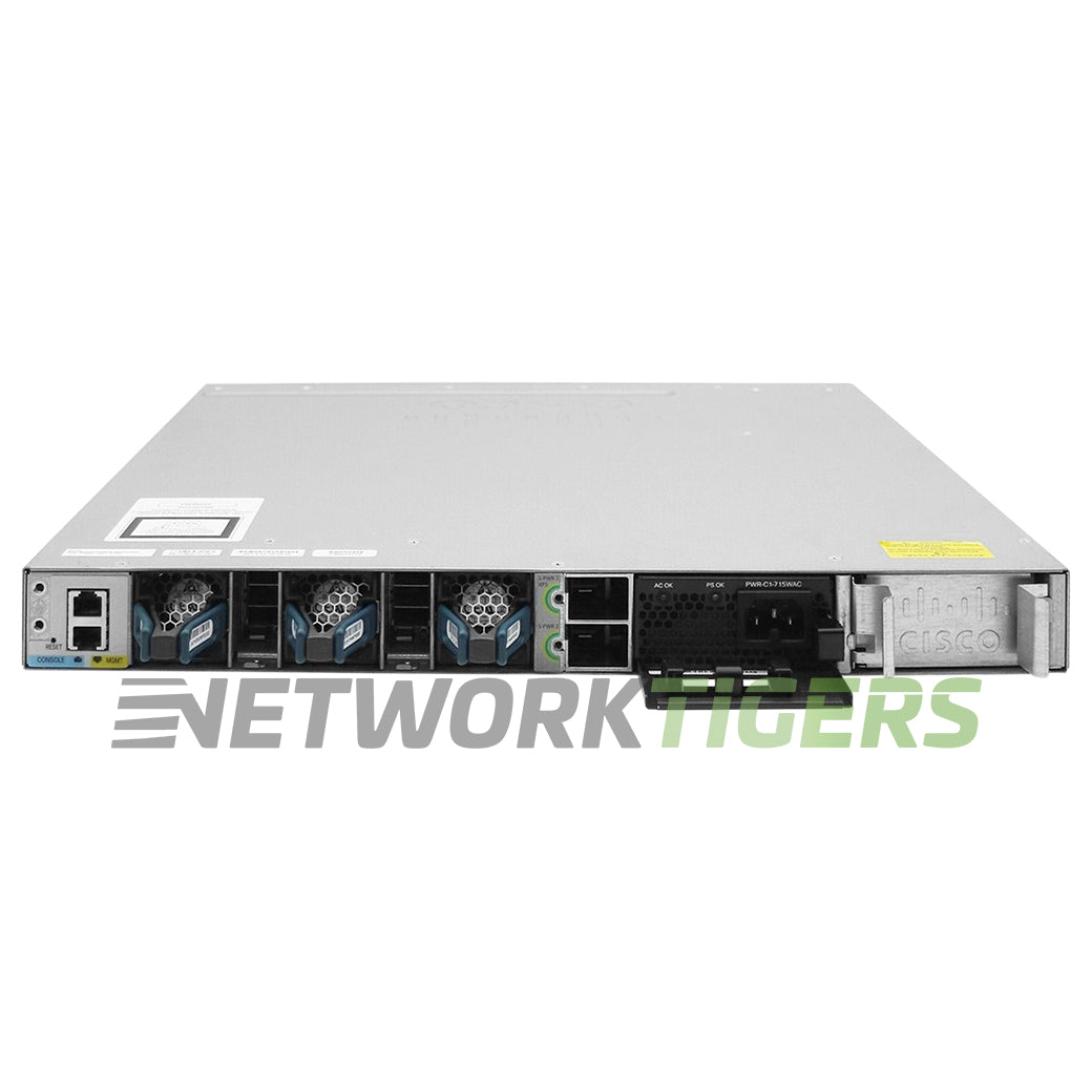 NEW Cisco WS-C3850-48P-L 48x 1GB PoE+ RJ-45 1x Expansion Module Slot Switch