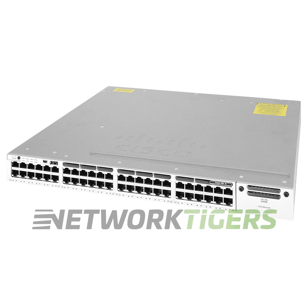 Cisco WS-C3850-48T-L Catalyst 3850 48x 1GB RJ45 1x Module Slot Switch