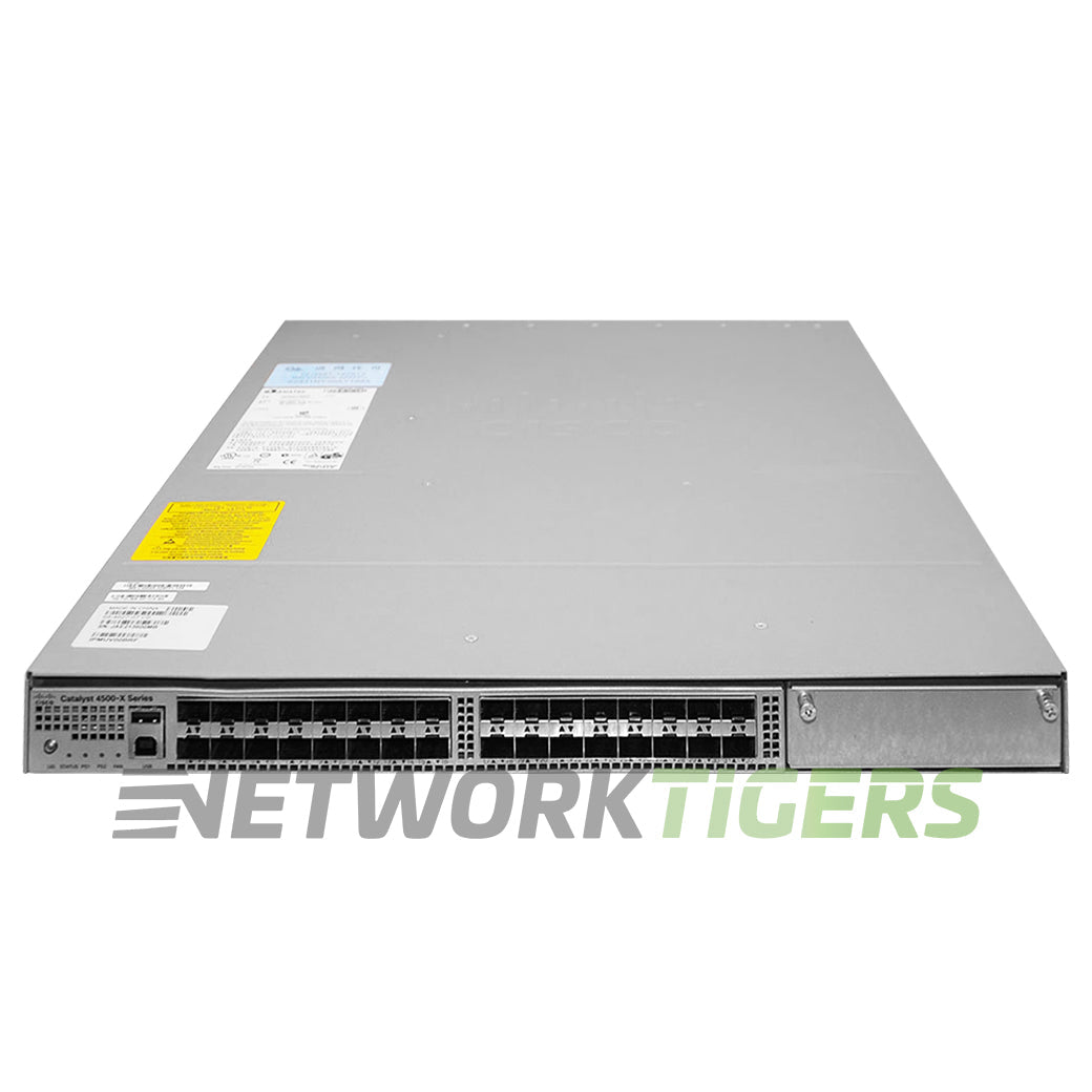 NEW Cisco WS-C4500X-32SFP+ 32x 10GB SFP+ 1x Mod Slot Front-to-Back Air Switch