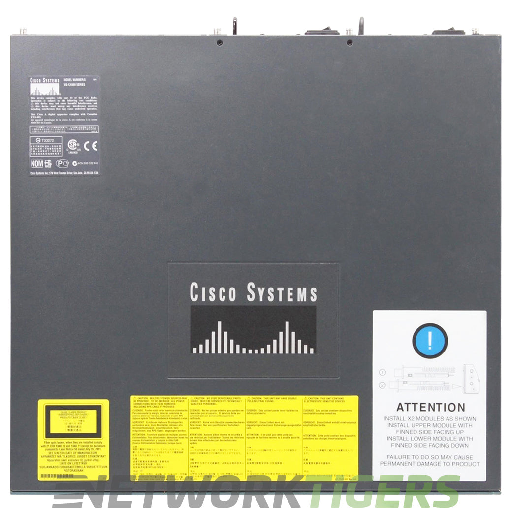 Cisco WS-C4948-10GE-S Catalyst 4900 48x 1GB RJ45 2x 10GB X2 Switch