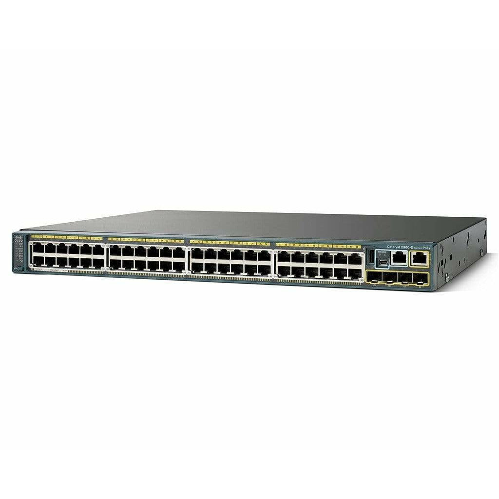 Cisco Catalyst 2960S 48 Port PoE Switch - WS-C2960S-48LPS-L